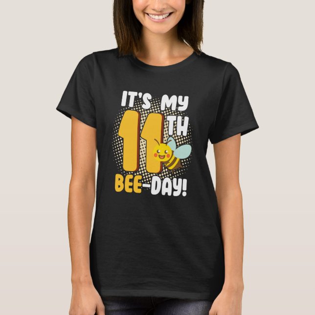 T-shirt It's 11th Bee Day Honey Beekeeper Apiary Beekeepin (Devant)