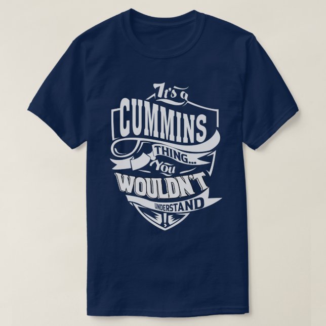T-shirt Its a CUMMINS Thing Gifts Premium  (Design devant)