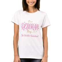 It's A Deborah Thing Pink Gold Women Gift