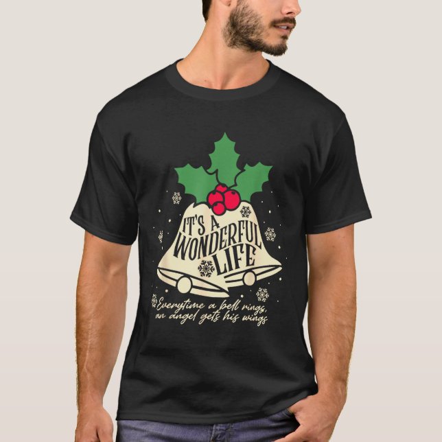 T-shirt It's A Wonderful Life Every Time A Bell Rings Chri (Devant)
