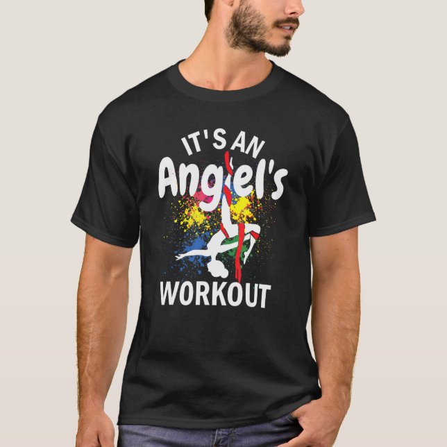 T-shirt It's An Angel's Workout Aerial Silks (Devant)