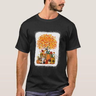 T-shirt It'S Fall Y'All Gnomes Pumpkin Autumn Tree Fall Le
