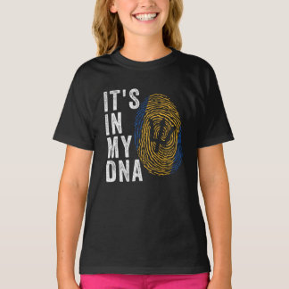 T-shirt It's In My DNA - Barbados Flag