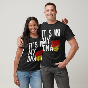 T-shirt It's in my DNA Germany Flag Fingerprints