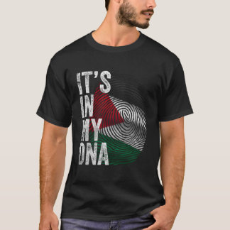 T-shirt It'S In My Dna Palestine Flag Palestinian