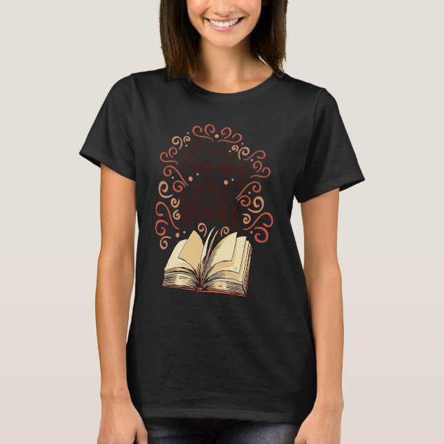 T-shirt Its not Hoarding if Its books Reader Book Reading  (Devant)