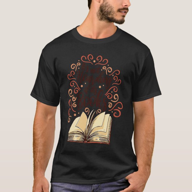 T-shirt Its not Hoarding if Its books Reader Book Reading  (Devant)