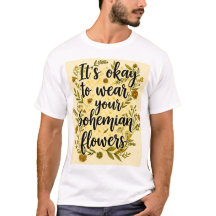 It's okay to wear your bohemian flowers