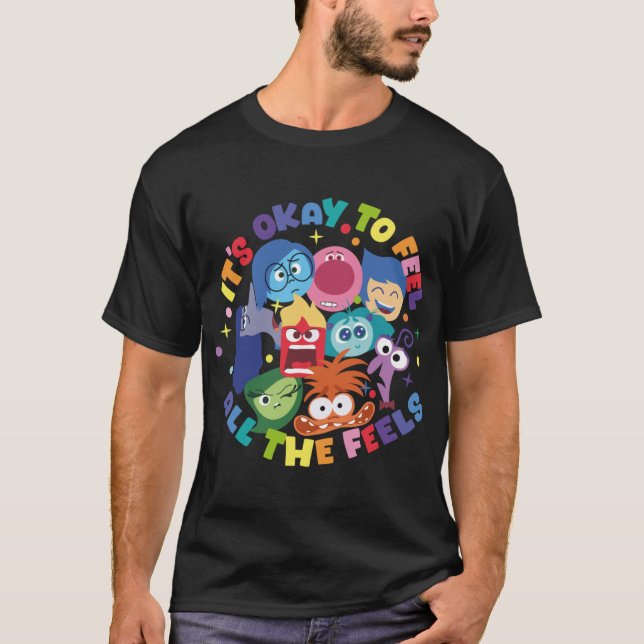 T-shirt Its Okayo Feel Allhe Feels girl (Devant)