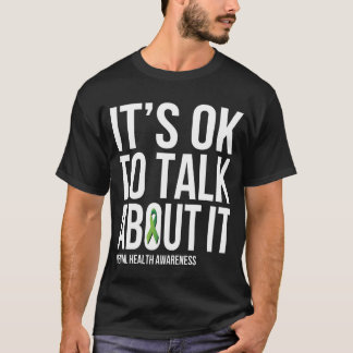 T-shirt Its Okoalk About It Mental Health Awareness Gr fri