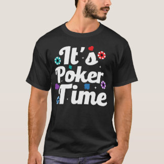 T-shirt Its Pokerime Gambling Card Player family