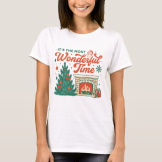 T-shirt It's the Most Wonderful Time | Vintage Christmas 