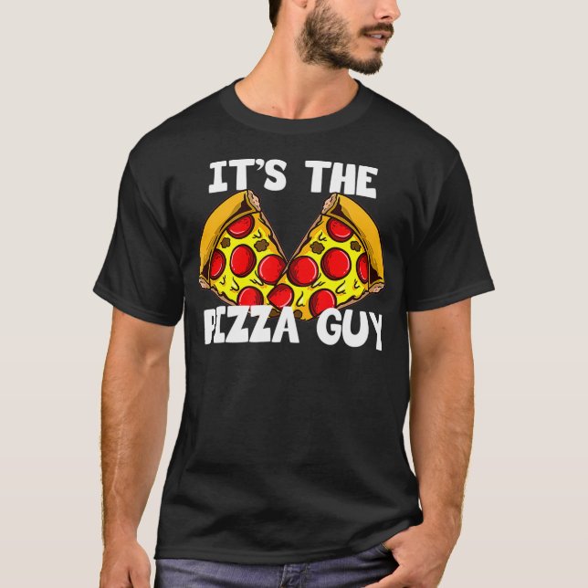 T-shirt Its The Pizza Guy - Pizza Heart  (Devant)