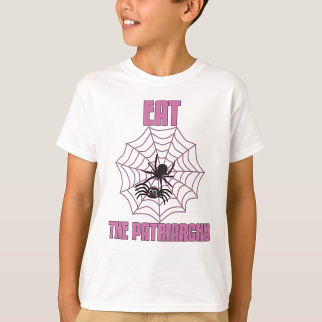 T-shirt Itsy Bitsy Mange Le Patriarcat (Devant)
