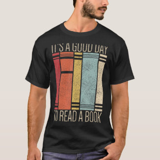 T-shirt Itu2019s Un bon jour pour lire un livre Lover Retr