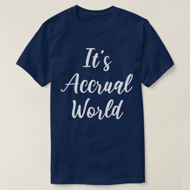 T-shirt Itx27s Accrual World 31 (Design devant)