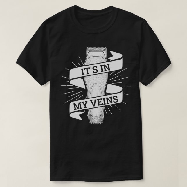 T-shirt Itx27s dans mes veines (Design devant)