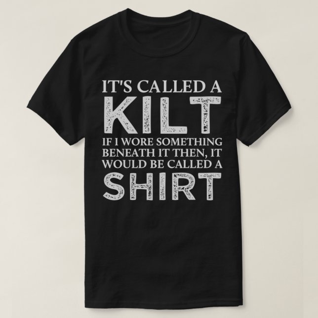 T-shirt Itx27s écossais appelé un tueur 1 (Design devant)