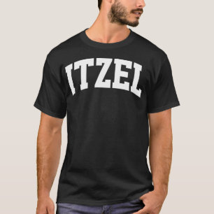 T-shirt Itzel Nom Famille Vintage Retro Sports Arch