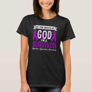 T-shirt Iu2019m A Survivor Moebius Syndrome Ruban Violet