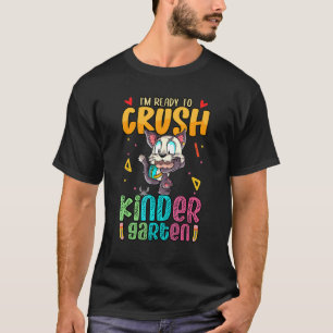 T-shirt Iu2019m Prêt À Écraser Les Enfants De La Maternell