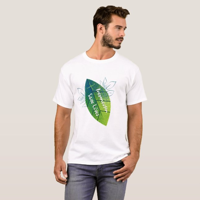 T-shirt Ivermectine de la feuille sauve des vies (Devant entier)