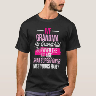 T-shirt Ivf Survivor Guerrier jour de transfert Infertilit
