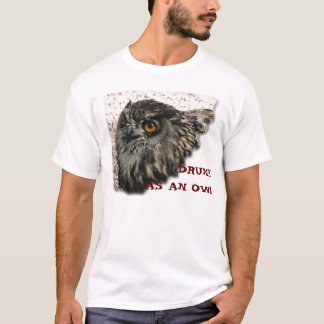 T-SHIRT IVRE COMME HIBOU