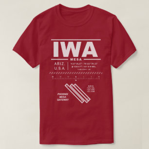 T-shirt IWA de l'aéroport de Phoenix-Mesa