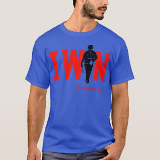 T-shirt iwingooglemecurtcignetti retro