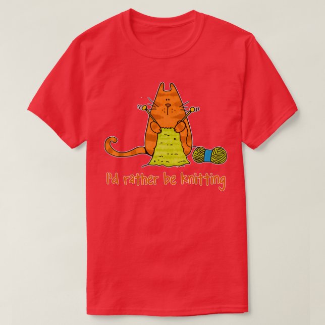 T-shirt Ix27d plutôt tricoterTShirt 4 (Design devant)