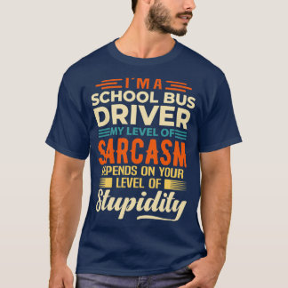 T-shirt Ix27m A Conducteur De Bus Scolaire 3