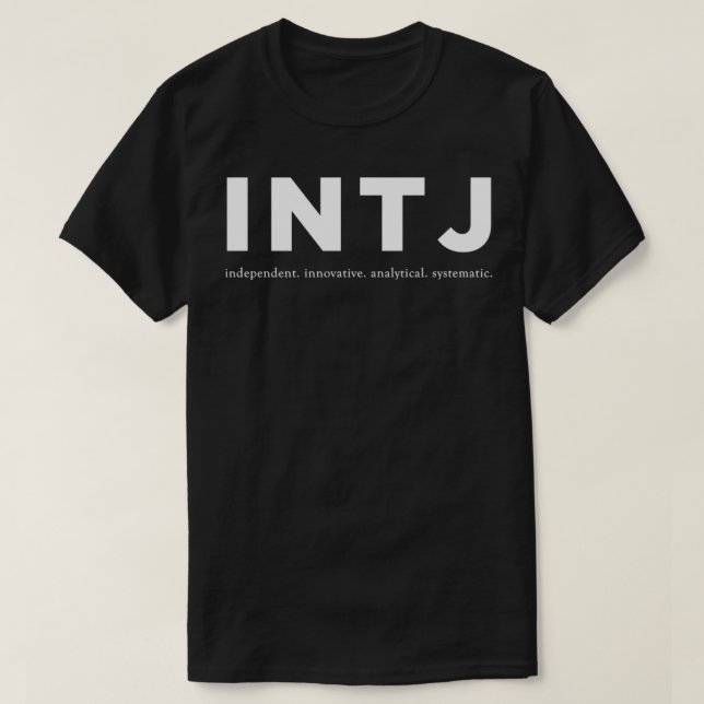 T-shirt Ix27m et INTJ (Design devant)