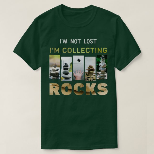T-shirt Ix27m Non Perdu Ix27m Collecte de roches 2 (Design devant)