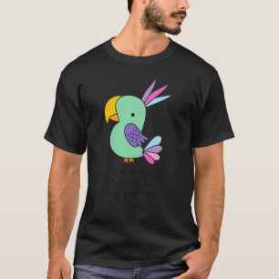 T-shirt Ix27m Parler seulement à mon perroquet aujourd'hui