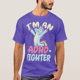 T-shirt Ix27m Un avion de combat ADHD Penser différemment 