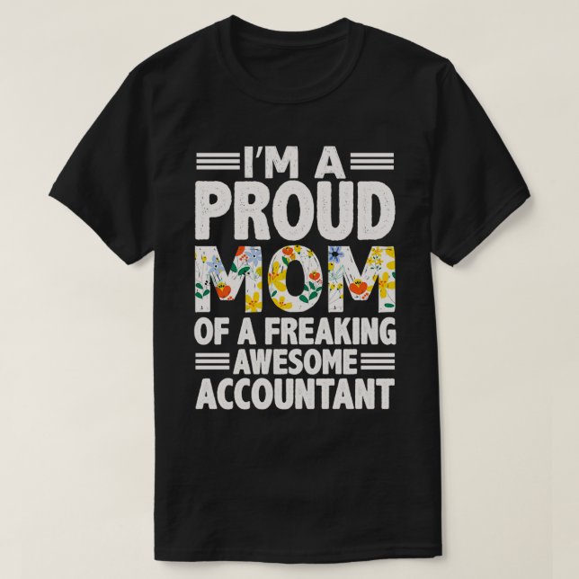 T-shirt Ix27M UN COMPTABLE MOM FIER (Design devant)