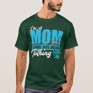 T-shirt Ix27m Une Maman Et Un Conducteur De Bus Scolaire M