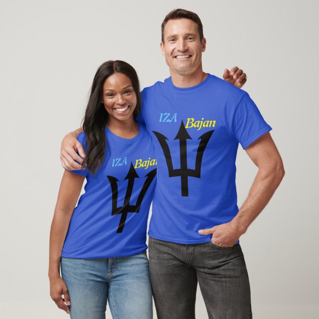 T-shirt IZA Bajan, Barbade (Unisexe)