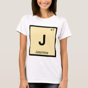T-shirt J - Chimie du Jasmin Symbole du tableau périodique