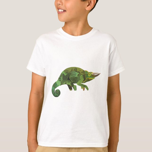 T-shirt J est pour Jacksons Chameleon (Devant)