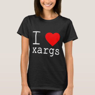 T-shirt J'❤️ xargs