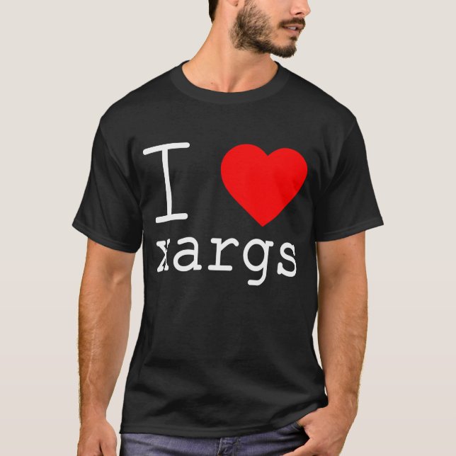 T-shirt J'❤️ xargs (Devant)