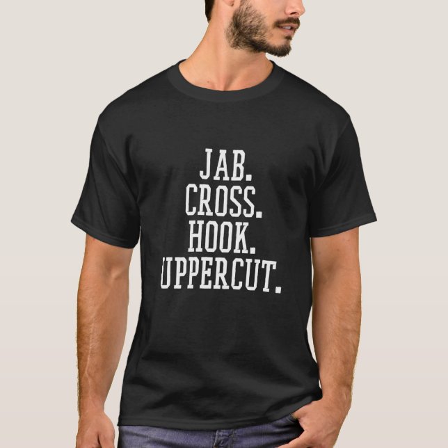 T-shirt Jab Cross Hook Uppercut  Boxing  1 (Devant)