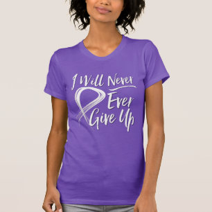 T-shirt J'abandonnerai jamais jamais la conscience pourpre