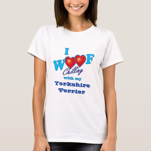 T-shirt J'aboie Yorkshire Terrier (Devant)