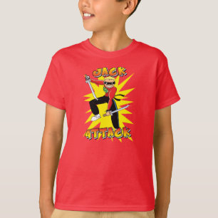T-shirt Jack-Attaque dans l'action