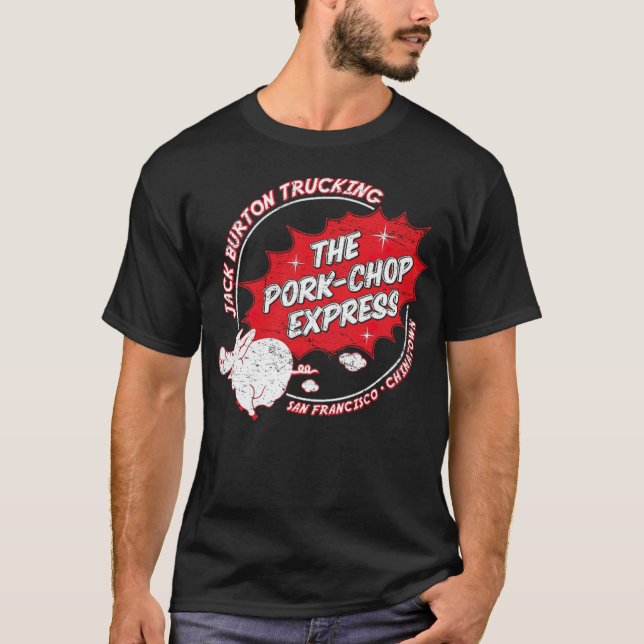 T-shirt Jack Burton Trucking Pork Chop pirate shirt cadeau (Devant)