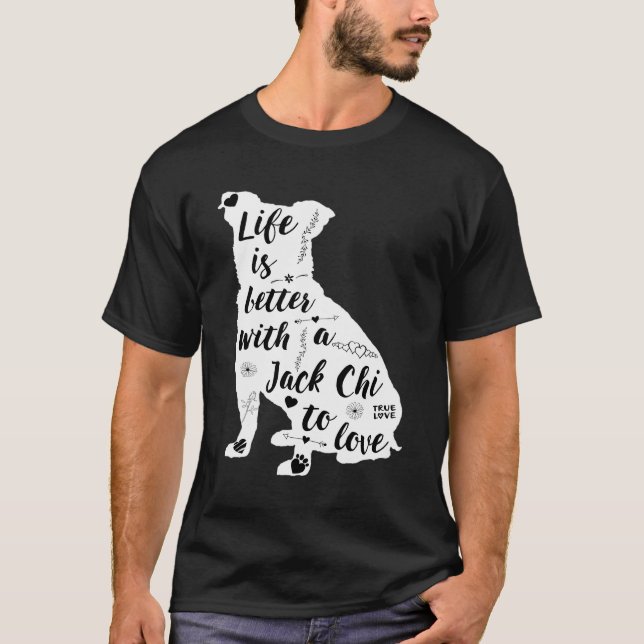 T-shirt Jack Chi Shirt Conception Pour Jack Chi Amoureux d (Devant)