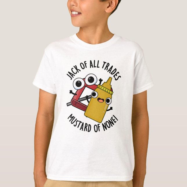 T-shirt Jack De Tous Les Métiers Mustard De Aucun Amusant  (Devant)